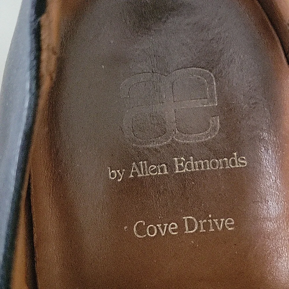 Allen Edmonds men's gray Cove Drive lace up shoes sz 13
